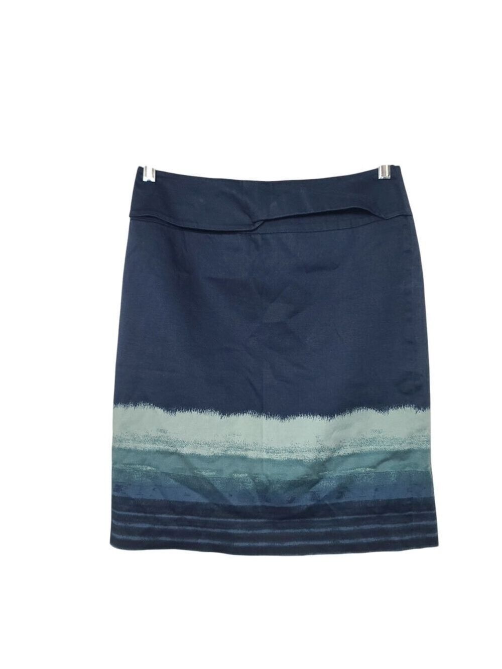 Ann Taylor Pencil Blue Skirt 4